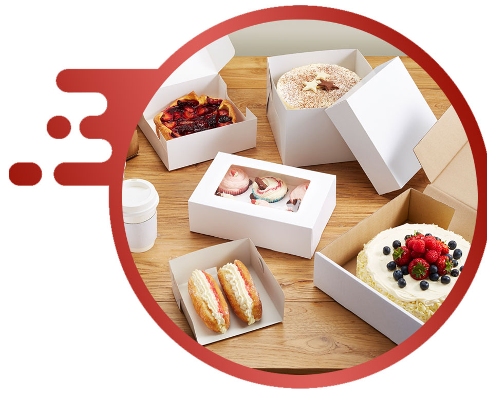 Custom Boxes and Package Printing Solutions | Cake boxes packaging, Dessert  packaging, Bakery packaging
